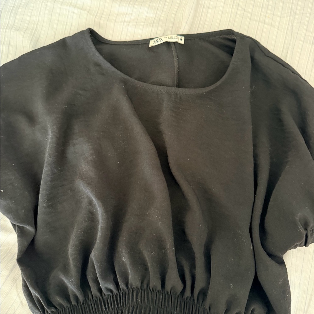 Zara Elegant Black Blouse